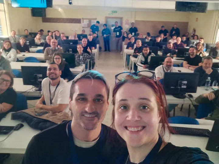 Selfie amb el públic de DataSaturday Madrid 2024