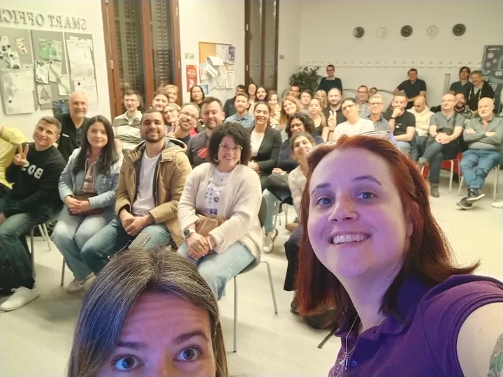 Selfie amb el públic de NetCoreConf Barcelona 2025