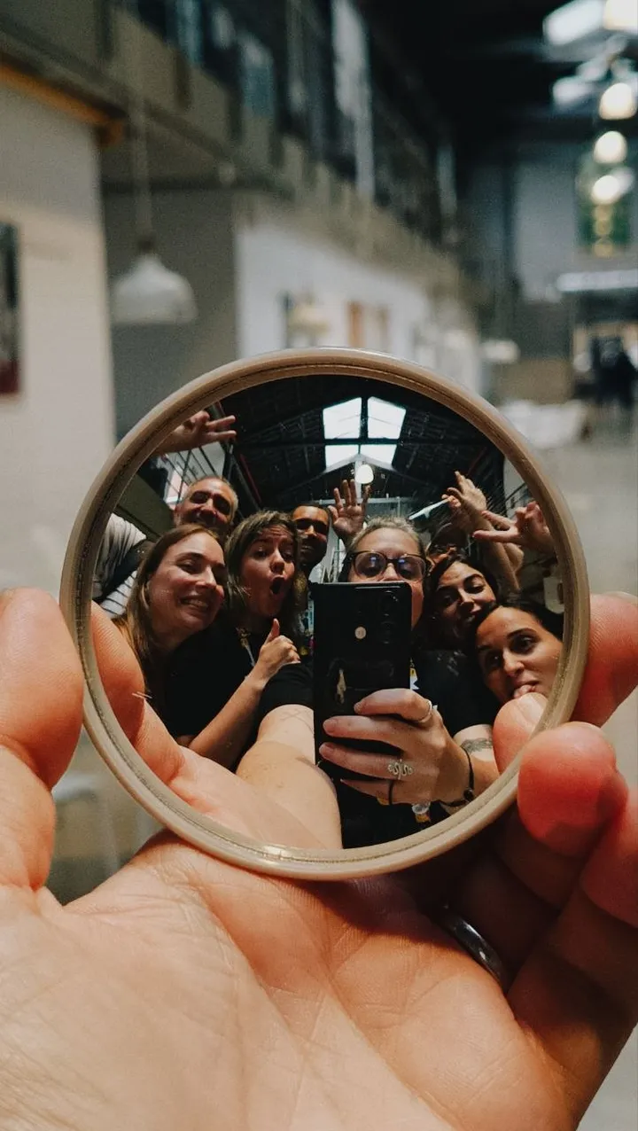 Selfie al mirall a Women in Fabric 2026