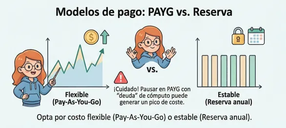 Modelos de pago en las capacidades de Fabric. Imagen generada por IA