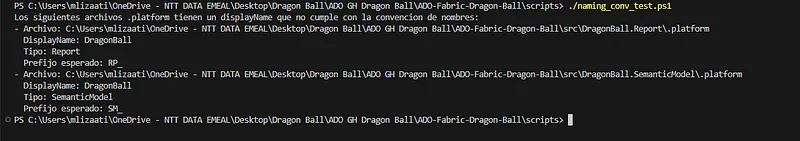 Este es el resultado si ejecutas desde Terminal el script