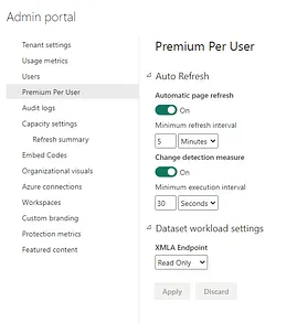 Acceder a la configuración de Premium Per User