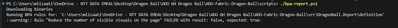 Este es el resultado si ejecutas desde Terminal el script